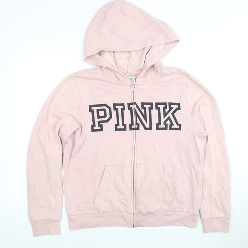 Victoria's Secret PINK Women’s Pink Full Zip Hoodie L