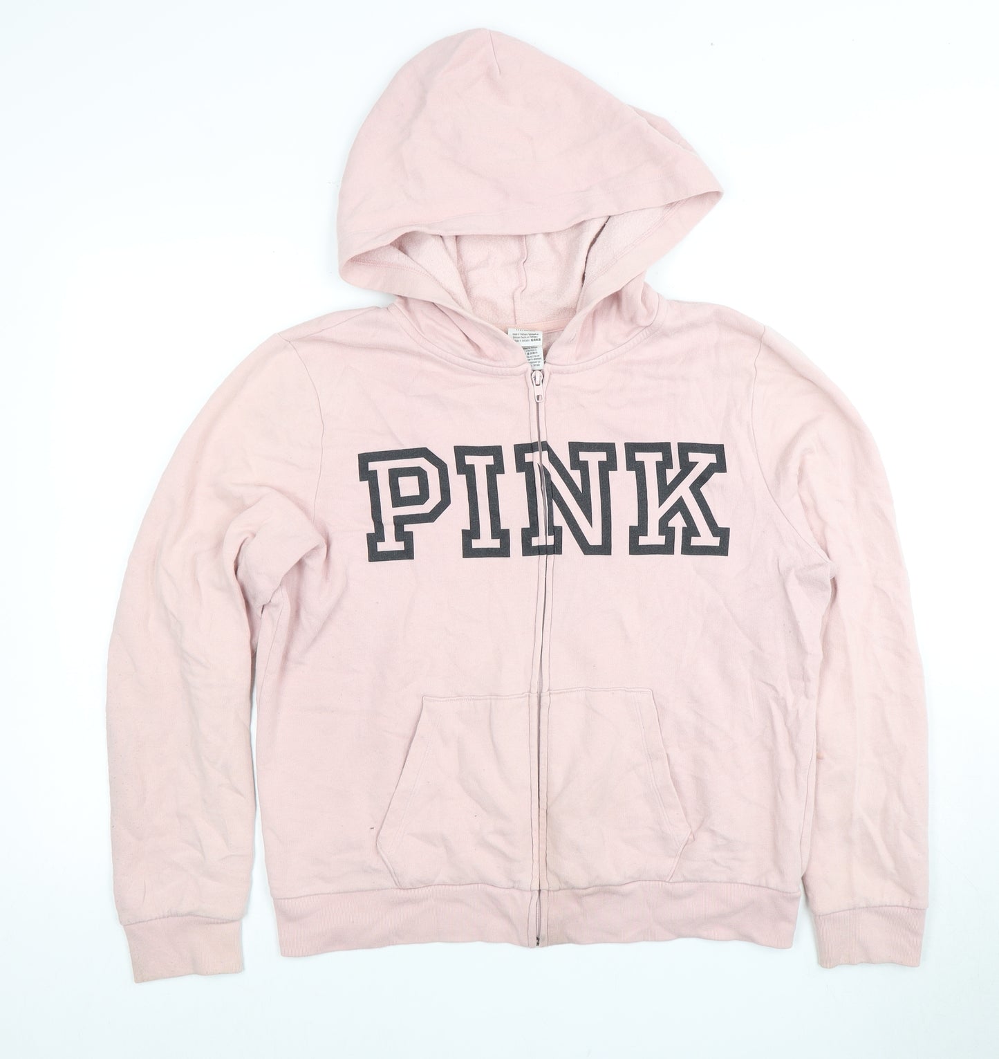 Victoria's Secret PINK Women’s Pink Full Zip Hoodie L