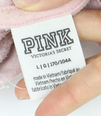 Victoria's Secret PINK Women’s Pink Full Zip Hoodie L