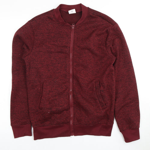 Lee Cooper Men's Red Full Zip Sweatshirt S