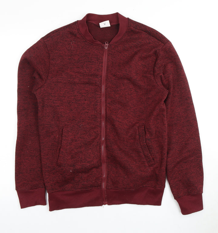 Lee Cooper Men's Red Full Zip Sweatshirt S