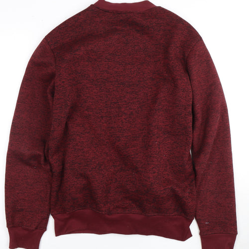 Lee Cooper Men's Red Full Zip Sweatshirt S