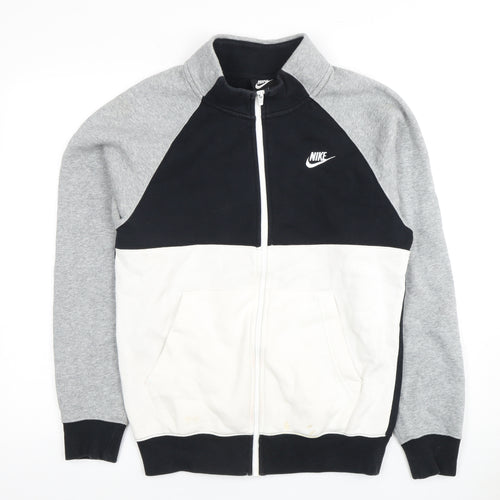 Nike Men's Grey Full Zip Hoodie XS