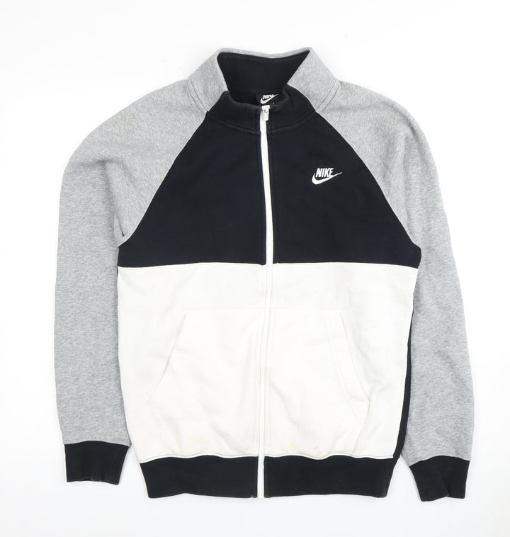 Nike Men's Grey Full Zip Hoodie XS