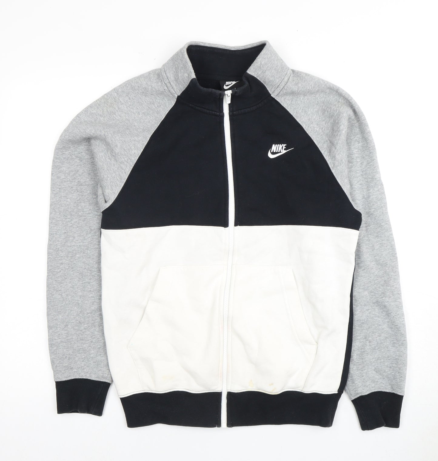 Nike Men's Grey Full Zip Hoodie XS