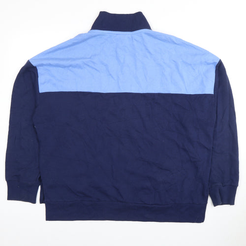 Victoria's Secret Blue Full Zip Sweatshirt M