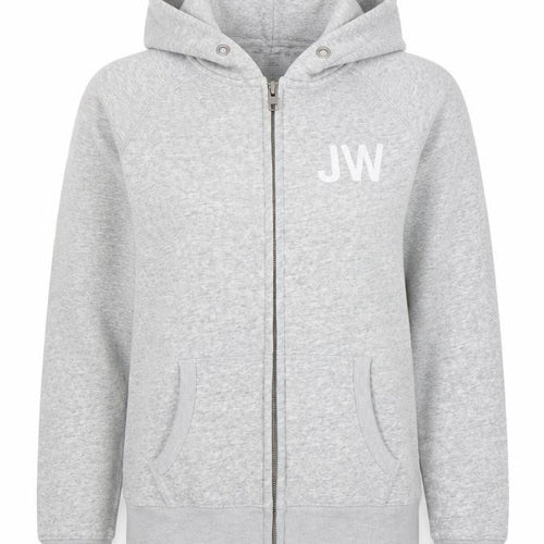 Jack Wills Women’s Grey Full Zip Hoodie, Size 6