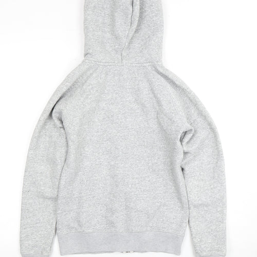 Jack Wills Women’s Grey Full Zip Hoodie, Size 6