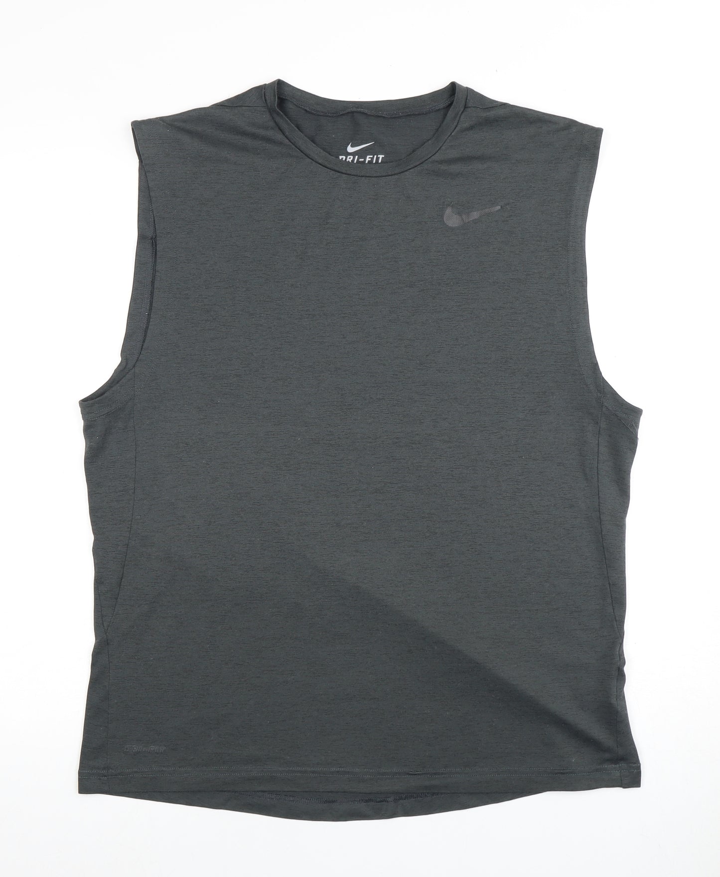 Nike Men's Black Gym Tank L Moisture Wicking