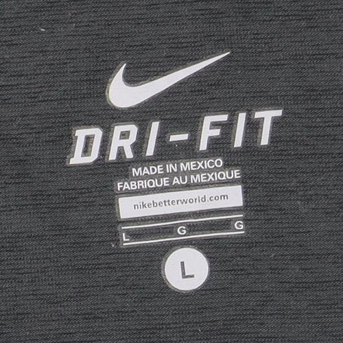 Nike Men's Black Gym Tank L Moisture Wicking