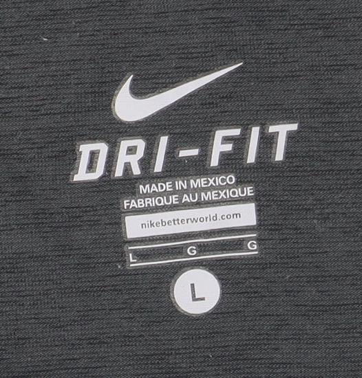 Nike Men's Black Gym Tank L Moisture Wicking