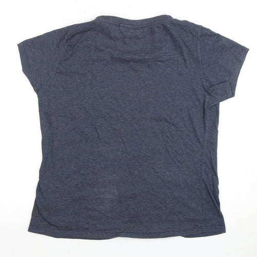 Lee Cooper Women's Blue Floral T-Shirt Size 16
