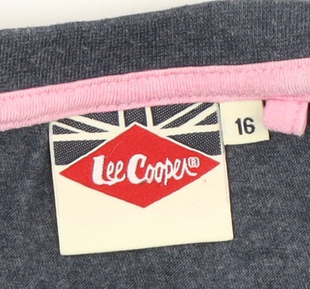 Lee Cooper Women's Blue Floral T-Shirt Size 16