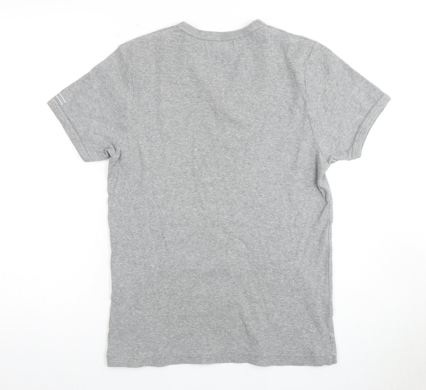 Ted Baker Men's Grey V-Neck T-Shirt, Size M