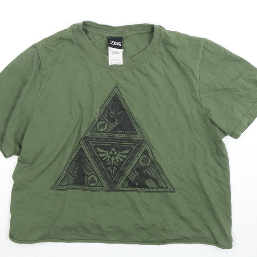Zelda Unisex Green Basic T-Shirt, Size S
