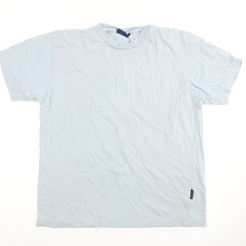 Kangol Men's Blue Crew Neck T-Shirt, Size S