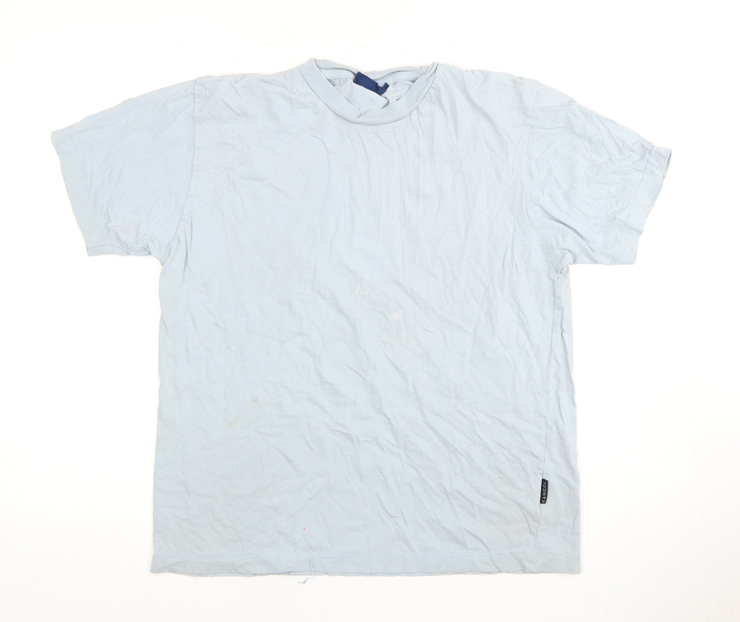 Kangol Men's Blue Crew Neck T-Shirt, Size S