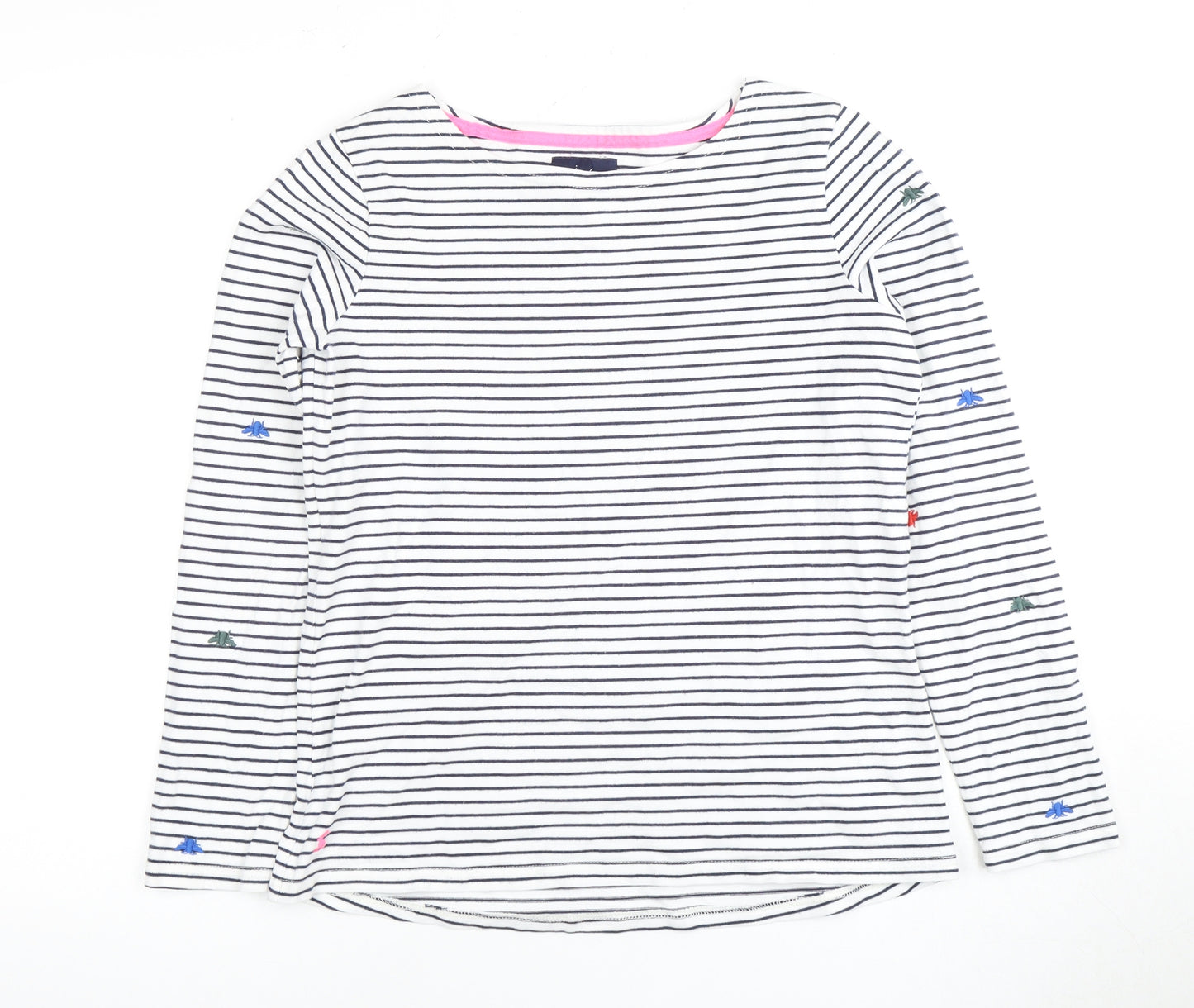 Joules Women's Striped Long Sleeve T-Shirt, Size 10