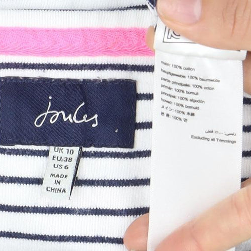Joules Women's Striped Long Sleeve T-Shirt, Size 10