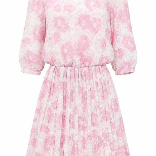 Berkertex Women Pink Floral Dress Size 12