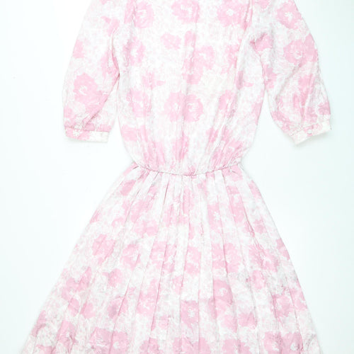 Berkertex Women Pink Floral Dress Size 12