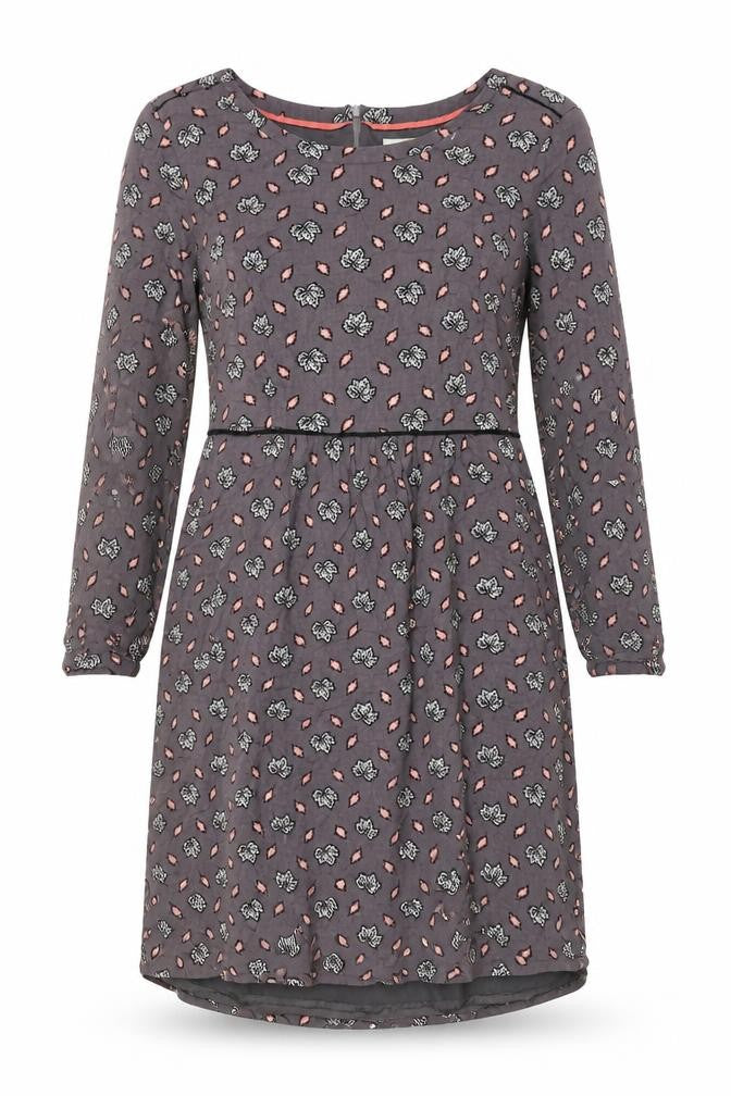 Boden Women's Floral Dress Size 12 Multicoloured Long Sleeve