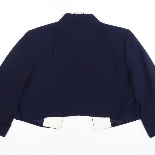 Roman Women's Blue Tuxedo Blazer Size 18