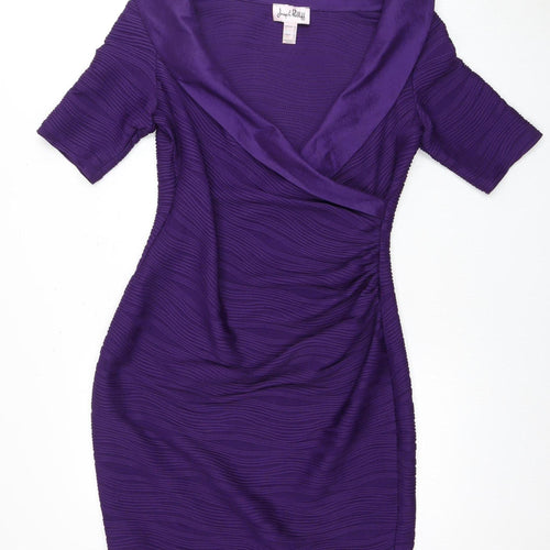 Joseph Ribkoff Women’s Purple Sheath Dress Size 16