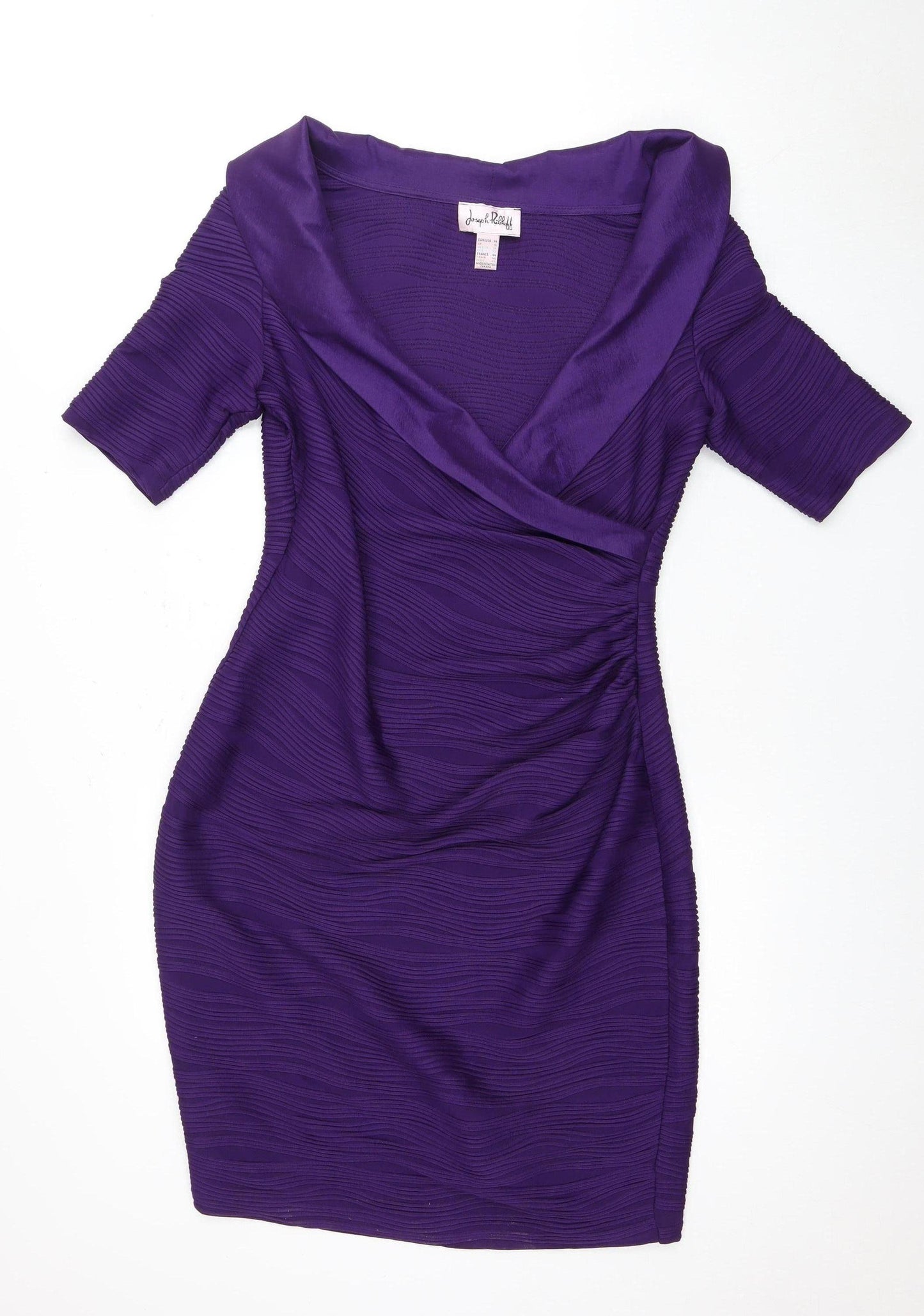 Joseph Ribkoff Women’s Purple Sheath Dress Size 16