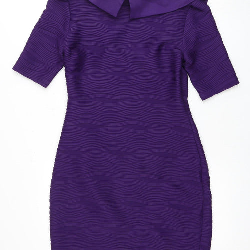 Joseph Ribkoff Women’s Purple Sheath Dress Size 16