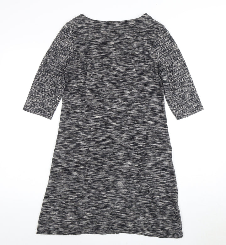 White Stuff Women's Grey Shift Dress Size 10