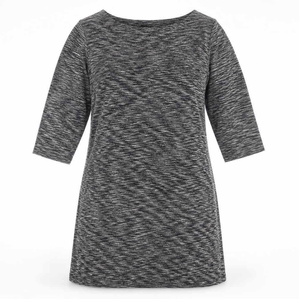 Front view of White Stuff Women's Grey Shift Dress, size 10