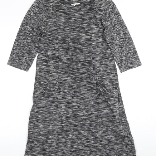White Stuff Women's Grey Shift Dress Size 10