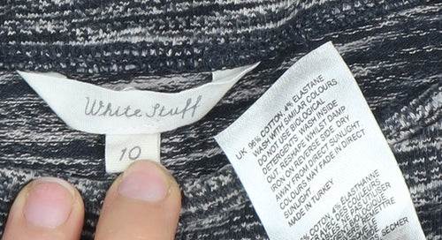 White Stuff Women's Grey Shift Dress Size 10