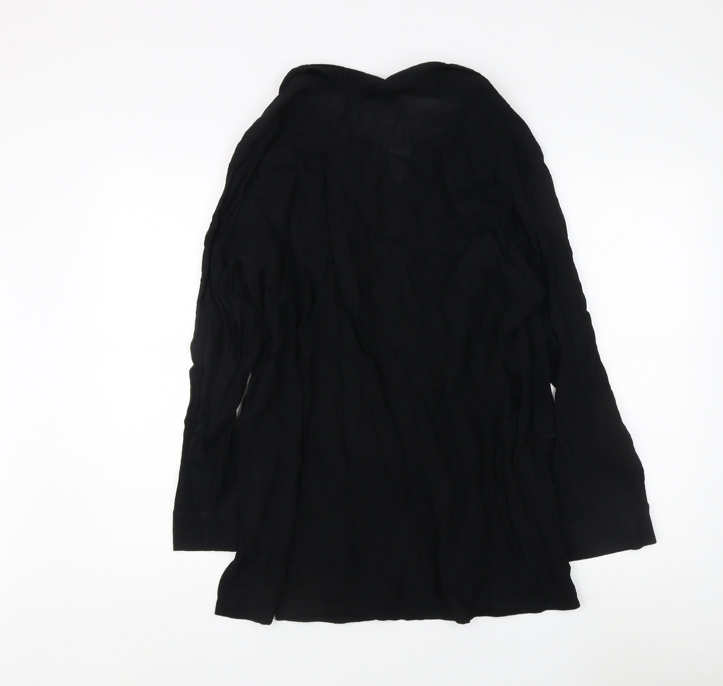 Marks and Spencer Women's Black Button-Up Shirt Size 20
