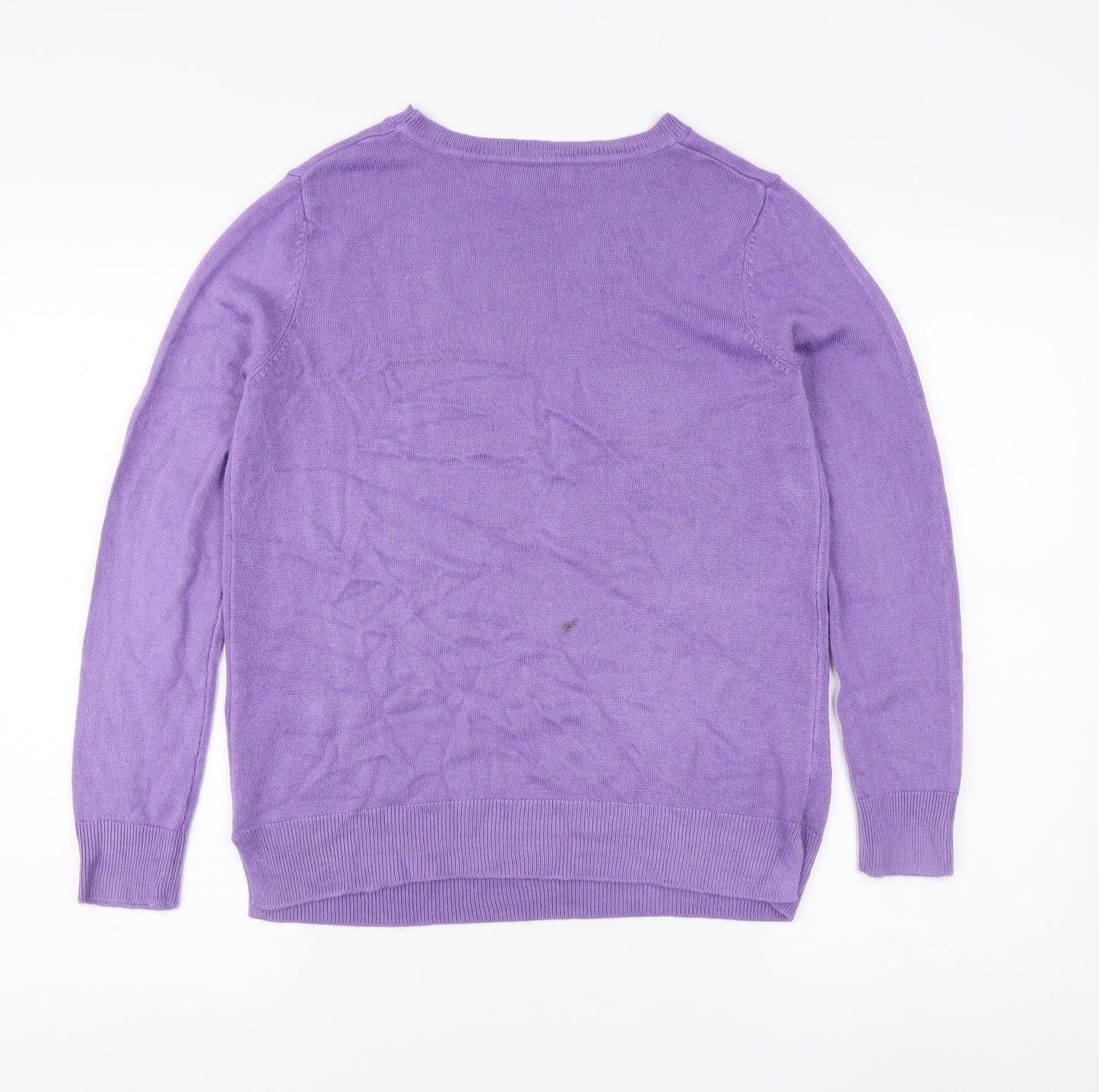 Marks and Spencer Women's Purple Pullover Jumper Size 8