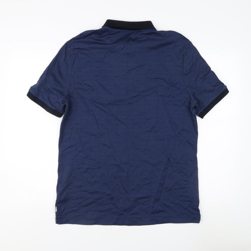 Marks & Spencer Men's Blue Polo Shirt, Size L