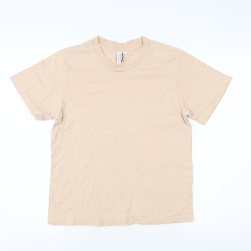 & Other Stories Women's Beige T-Shirt Size 12