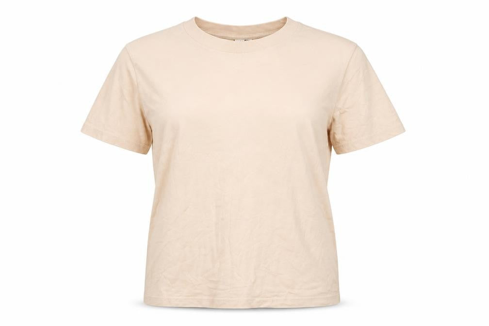 Front view of & Other Stories Women's Beige T-Shirt, size 12