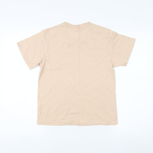 & Other Stories Women's Beige T-Shirt Size 12