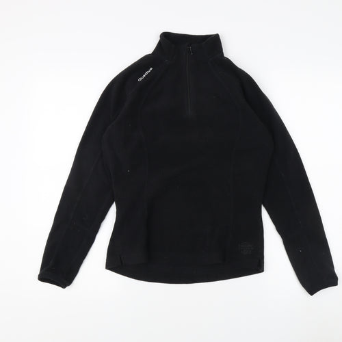 Quechua Black Fleece Zip Sweatshirt XS Unisex