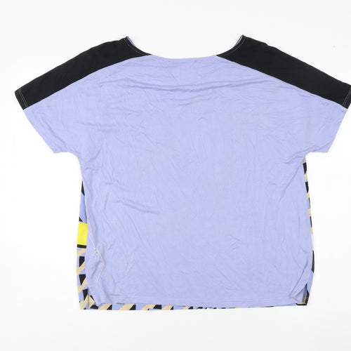 Marks and Spencer Women's Multicoloured T-Shirt - Size 14