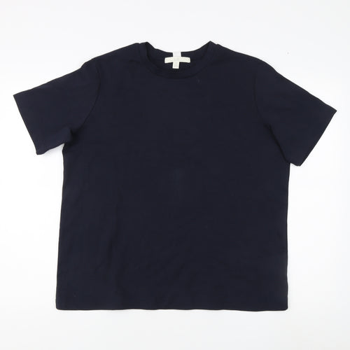 Next Unisex T-Shirt Black Size 14 Crew Neck Casual