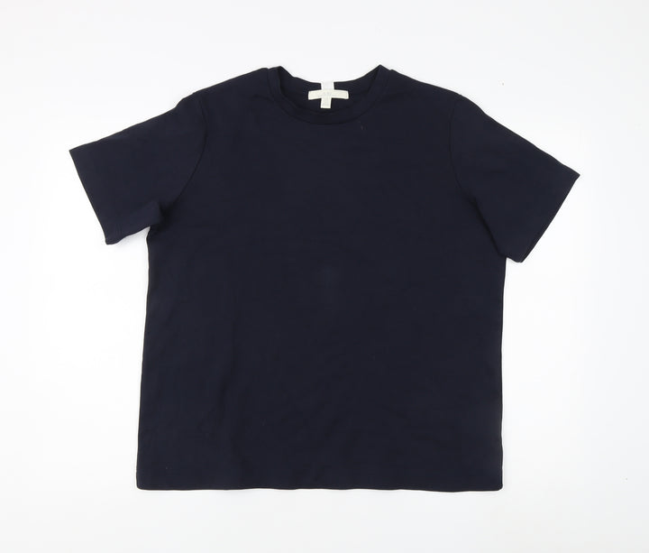 Next Unisex T-Shirt Black Size 14 Crew Neck Casual