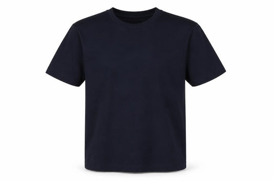 Front view of Next unisex t-shirt black, size 14, crew neck casual