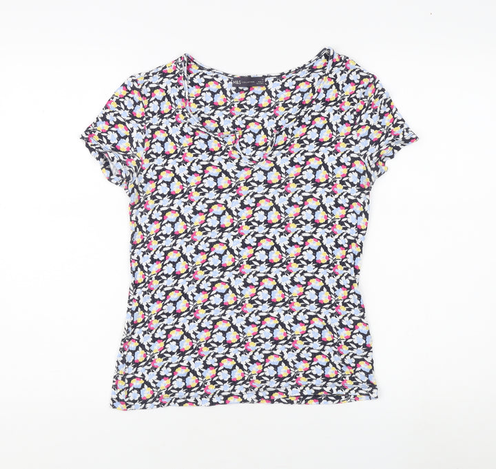 Marks and Spencer Women's Floral T-Shirt Size 12