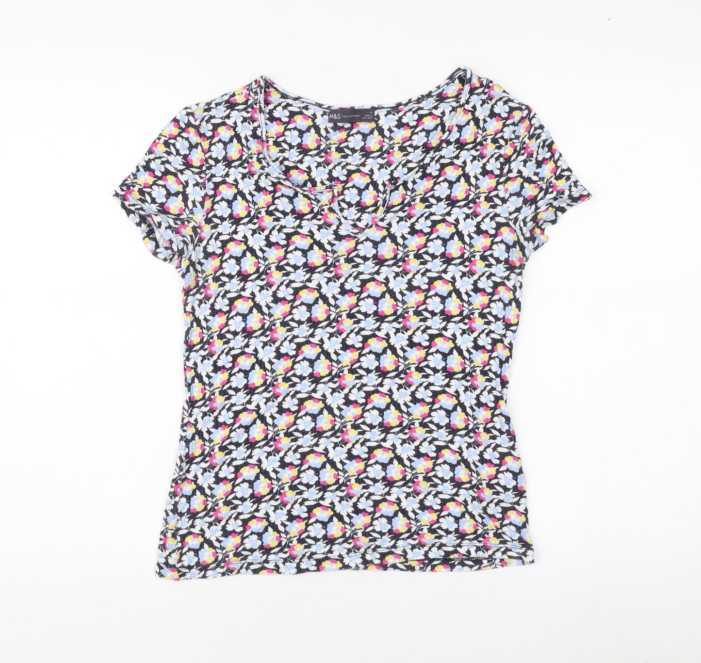 Marks and Spencer Women's Floral T-Shirt Size 12