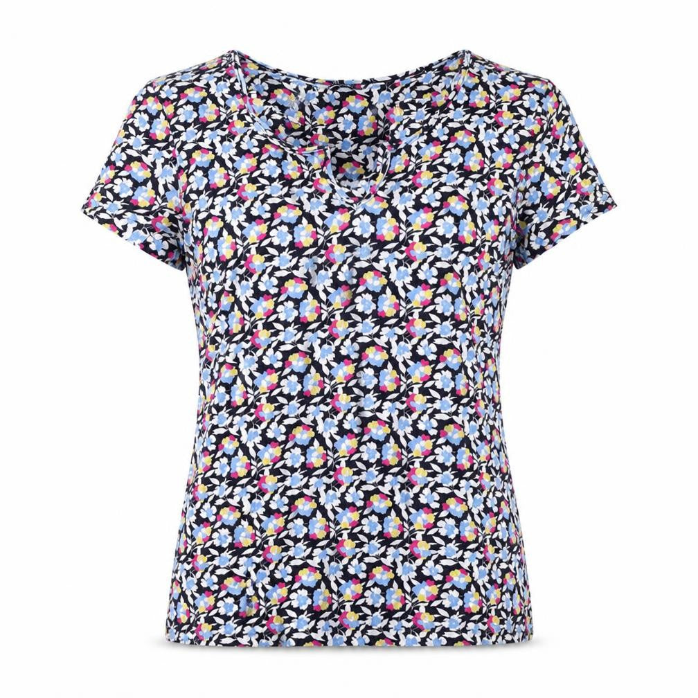 Front view of Marks & Spencer Women's Floral T-Shirt, size 12
