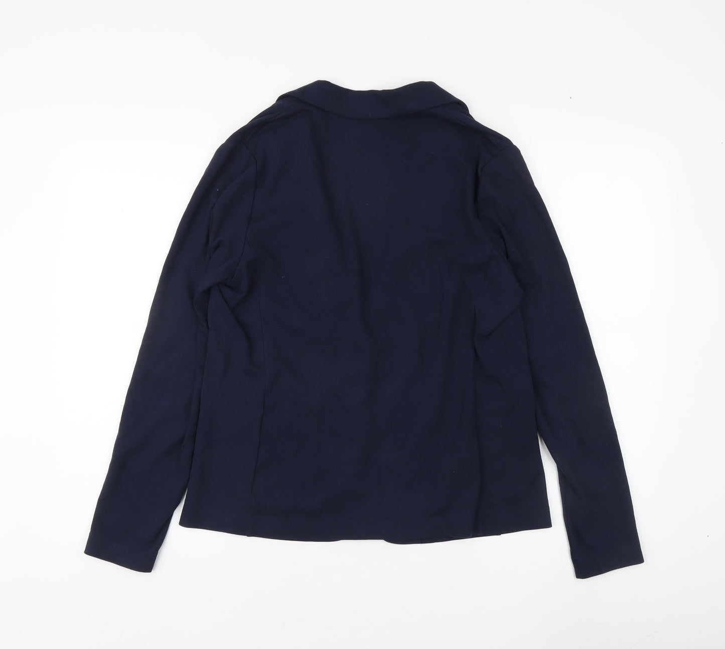 Women's Blue Blazer, Mid-Length, Business/Casual