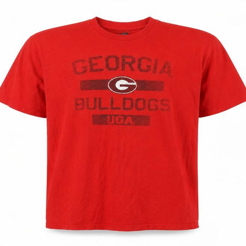 Majestic Georgia Bulldogs Men's Red XL Sports T-Shirt
